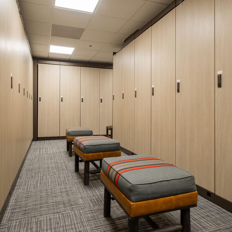 Private Ski Locker Room