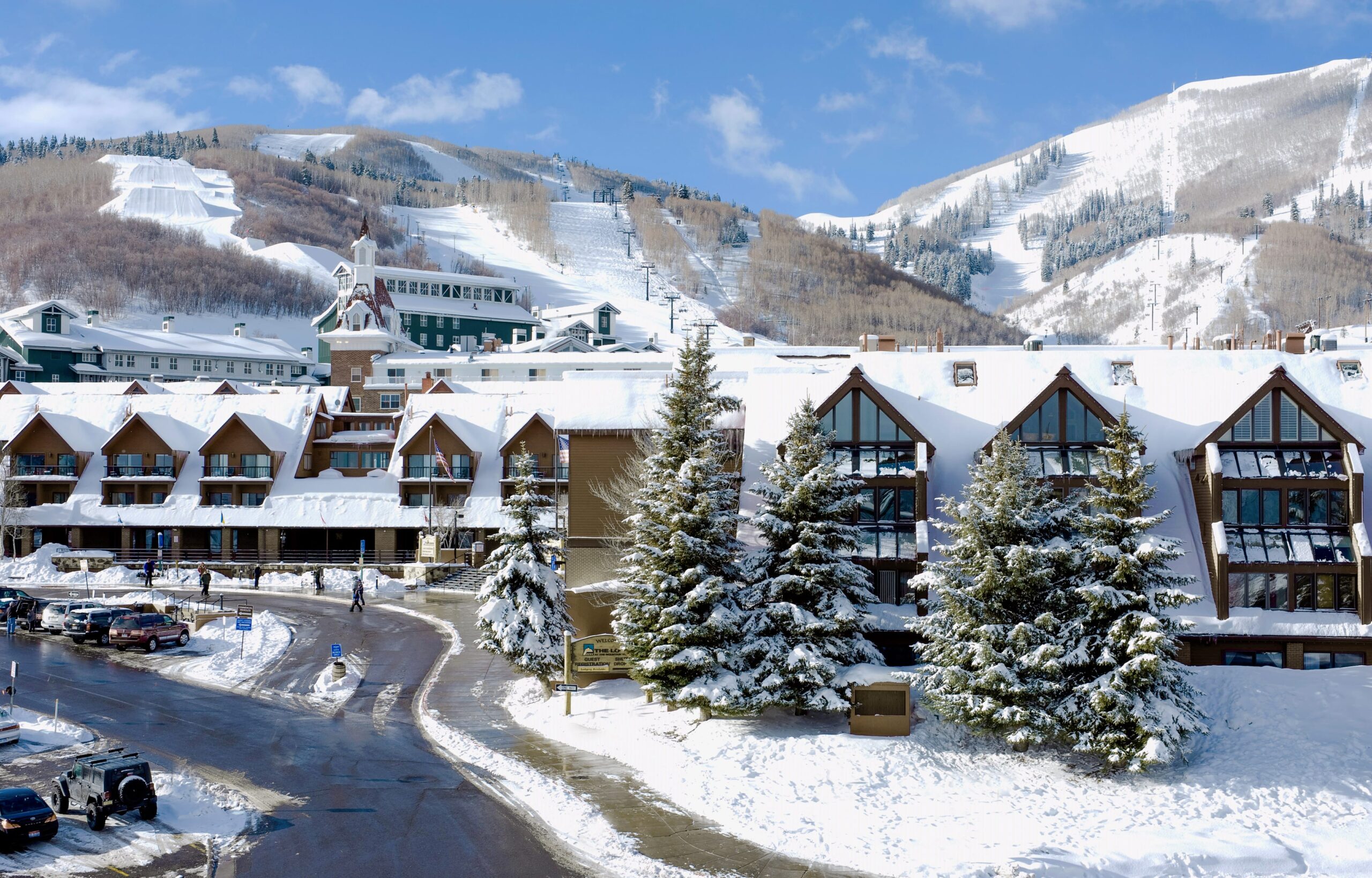 Lodge at Mountain Village. Hideaway park city location. ski-in/ski-out.